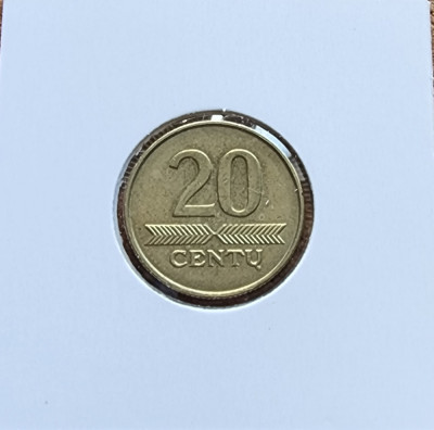 Lituania 20 centu 2008 foto