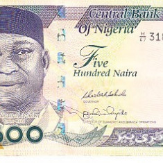 M1 - Bancnota foarte veche - Nigeria - 500 naira - 2007