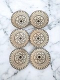 Set 6 boluri din ceramică model mandala