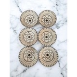 Set 6 boluri din ceramică model mandala