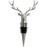 DOP CERB PENTRU STICLA DE VIN, ZINC ȘI SILICON, 15.5x8.5x3 cm