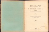 HST C3829 Emleklapok II Rakoczi Ferencz zombori szobranak leleplezesere 1912