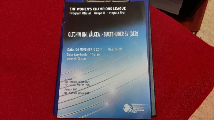 program Oltchim Rm. valcea - Buxtehuder SV