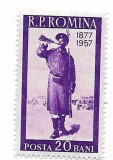 80 de ani de la Razboiul pentru Independenta Romaniei, 1957 - neobliterata