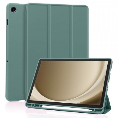 Husa pentru Samsung Galaxy Tab A9+, Techsuit, Flex Trifold, Verde foto