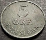 Cumpara ieftin Moneda 5 ORE - DANEMARCA, anul 1958 *cod 1858 A - varianta mare = ZINC!, Europa