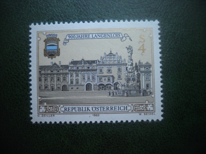 HOPCT TIMBRE MNH 585 ORASUL LANGENLOIS 900 ANI 1982 -1 VAL AUSTRIA