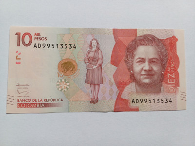Columbia- 10.000 Pesos 2016 foto