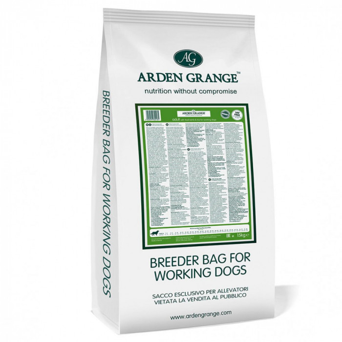ARDEN GRANGE Breeder Bag Adult rich in fresh lamb &amp;amp; rice 15 kg