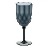 Pahar Vin, Gri, Model Reliefat, Capacitate 350ml, Plastic, Oem