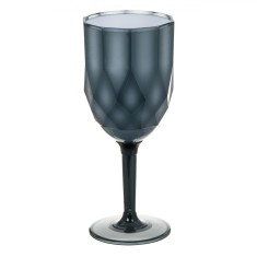 Pahar Vin, Gri, Model Reliefat, Capacitate 350ml, Plastic