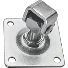 Balama reglabila M16 cu placa 80x80, pentru diferite tipuri de porti, galvanizata, lungime 40-60 mm