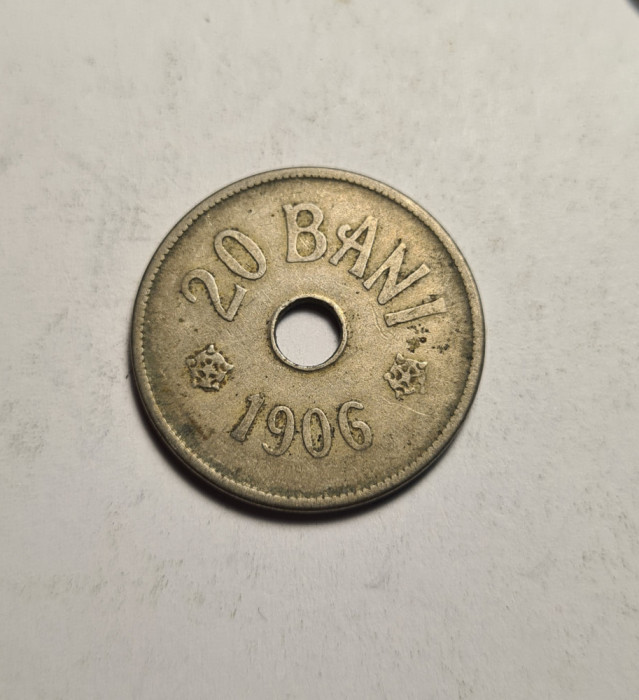 20 bani 1906 fara J