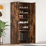 vidaXL Cabinet Pantofi Stejar Afumat 80x39x180 cm Lemn Prelucrat
