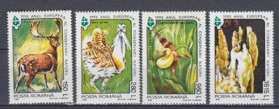 ROMANIA 1995 LP 1381 ANUL EUROPEAN AL CONSERVARII NATURII SERIE MNH foto