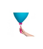 Suport din hartie pentru baloane, 17 cm-Culoare Roz