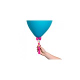 Suport din hartie pentru baloane, 17 cm-Culoare Roz