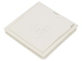 Compartiment baterii alb 69mm x 68,5mm