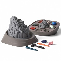 Kit STEM de excavare pietre pretioase Giants Causeway din Irlanda de Nord, TopBright Toys