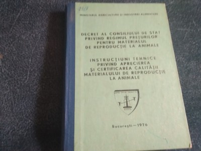 DECRET AL CONSILIULUI DE STAT PRIVIND REGIMUL PRETURILOR PENTRU MATERIALUL foto