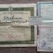 Diploma de bacalaureat agricol + alte documente, prima jumatate a sec. XX