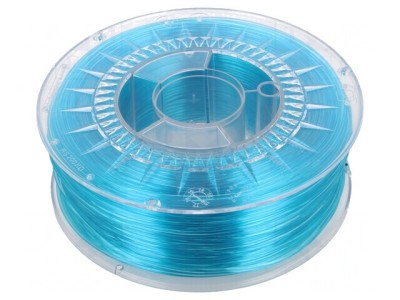 Filament PET-G 1.75mm Albastru Transparent 1kg foto