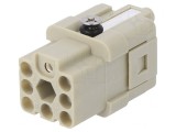 Conector HDC Mamă 7+7 PE Crimpat