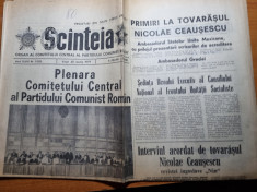 scanteia 30 martie 1979-articol si foto valea jiului,plenara PCR foto