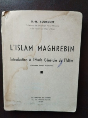 G.-H. Bousquet - L&amp;#039;Islam Maghrebin foto