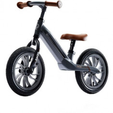 Bicicleta fara Pedale Balance QPlay Racer Gri foto