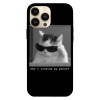Husa compatibila cu Apple iPhone 14 Plus model Why u looking at my phone, Silicon, TPU, Viceversa, Transparent, Carcasa