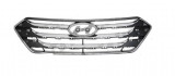 Grila radiator Hyundai Santa Fe (Dm), 05.2012-, crom, cu emblema, 863502W010, 40X105 versiune USA