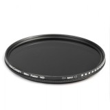 Filtru variabil densitate neutra, Kent Faith KF01.1359, ND8 pana la ND2000, 72 mm,ultrasubtire, rezistent la apa