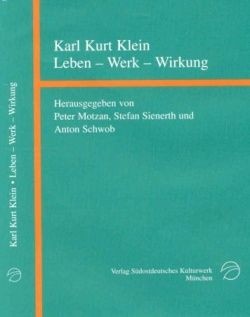 Karl Kurt Klein (1897-1971) Leben - Werk - Wirkung foto