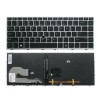 Tastatura laptop noua HP EliteBook 840 G5 846 G5 840 G6 SILVER FRAME BLACK (Backlit ,With Point Stick,Win8) US