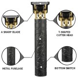 Masina Profesionala de tuns barba si contur cu acumulator, incarcare USB, BLACK