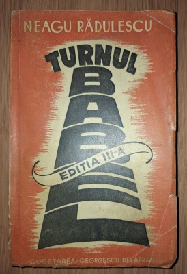 Neagu Rădulescu - Turnul Babel (Cugetarea, 1941) foto
