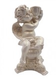 Cumpara ieftin Statueta decorativa, Inger, Alb, 23 cm, DV101-22P