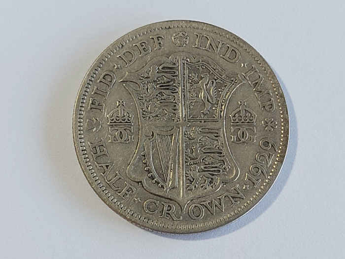 Moneda argint half crown 1929(18016)