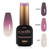 Cumpara ieftin Oja Semipermanenta Termica 3 Culori LUXORISE ThermoCool - Peony Petals 10ml