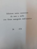 Anna Salvatore editie unica numerotata nr. 473