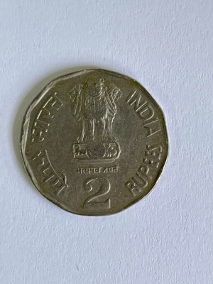 Moneda 2 RUPEES - rupee - 1995 - India - KM 121 (360) foto