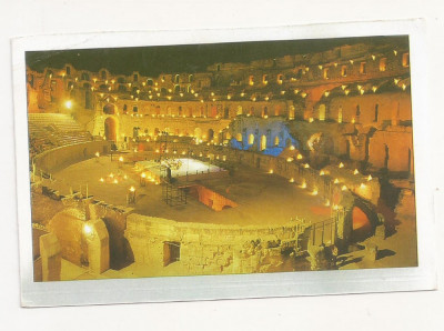 FA5 - Carte Postala - ITALIA - Manouba Center, le Colisee en chiffres foto