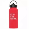 Bidon Termoizolant Inox TSL Isotherme Gourd 950ml Rosu - Sticla Apa Sport, Drumetii, Camping