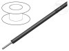 Cablu ThermoThin s&acirc;rmă Cu PFA negru 30,5m