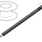 Cablu ThermoThin s&acirc;rmă Cu PFA negru 30,5m