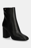 MICHAEL Michael Kors botine Hazel femei, culoarea negru, cu toc drept, 40F4HZHEEL.001