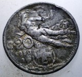 1.307 ITALIA 20 CENTESIMI 1920 FALS DE EPOCA 4,3g, Europa