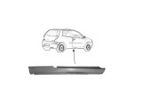 Prag FIAT PUNTO II (188), 07.1999-12.2010, modele cu 3 usi, partea dreapta, metal galvanizat,