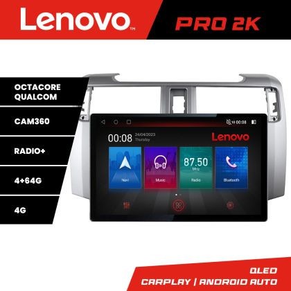 Navigatie Toyota 4runner 2009-2019 Lenovo PRO 4+64 13 inch 2K android 4G DSP gps internet KIT-4runner CarStore Technology